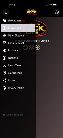 Rock 101.5 iPhone screenshot