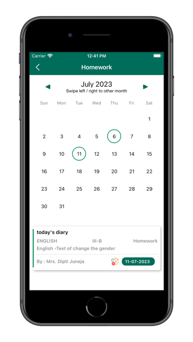 App screenshot
