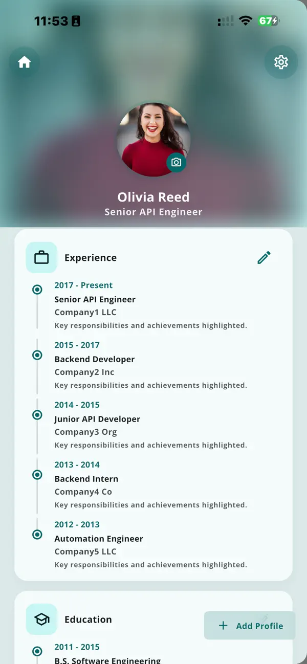 #5. Bio Builder (iOS) Podle: Samriti vaidya