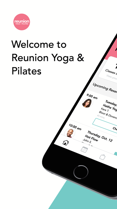 Reunion Yoga & Pilates Screenshot
