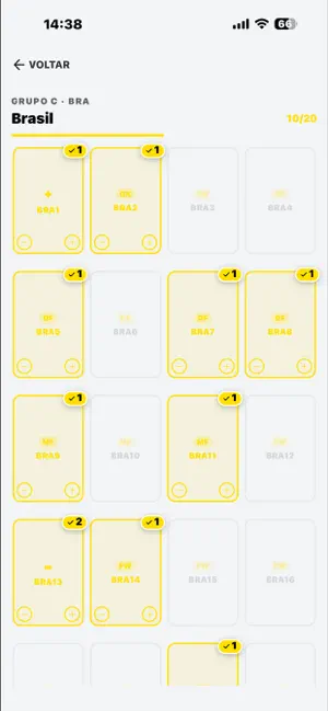 Figurinhas álbum 2026 iPhone screenshot 6