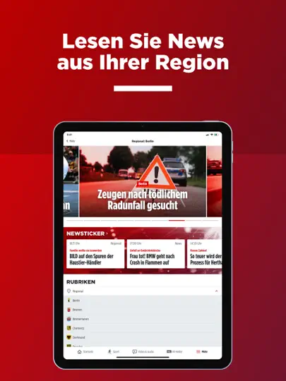Screenshot von BILD Fürs Tablet - Nachrichten auf dem iPhone 3
