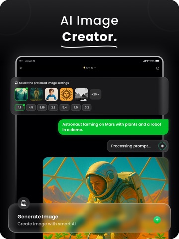 AI-помощник в чате — ChatOne iPad screenshot 5