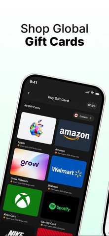 Ariya: eSIM Travel & Giftcards iPhone screenshot
