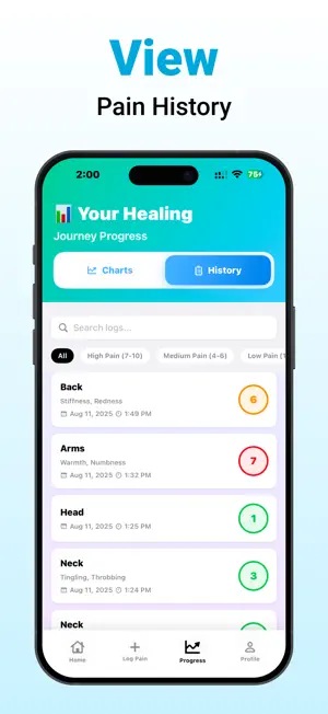 Symptom & Migrain Tracker screenshot 3
