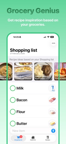 Rapp: Recipes & Shopping List Screenshot 1 of 6