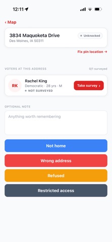 Doorline Canvass Screenshot 3 of 5