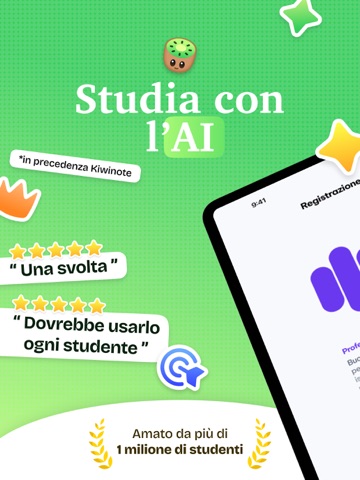 Kiwi AI - Studio & Sbobine iPad screenshot 1