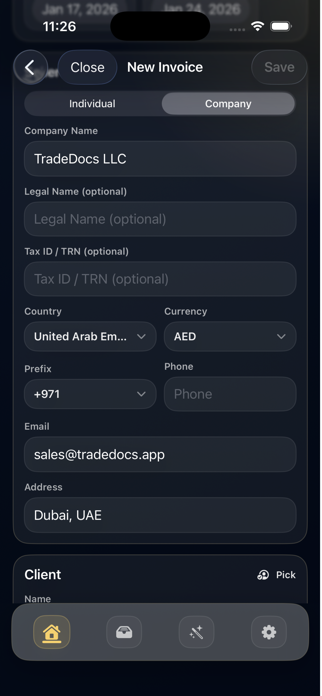 TradeDocs Screenshot 3 of 5