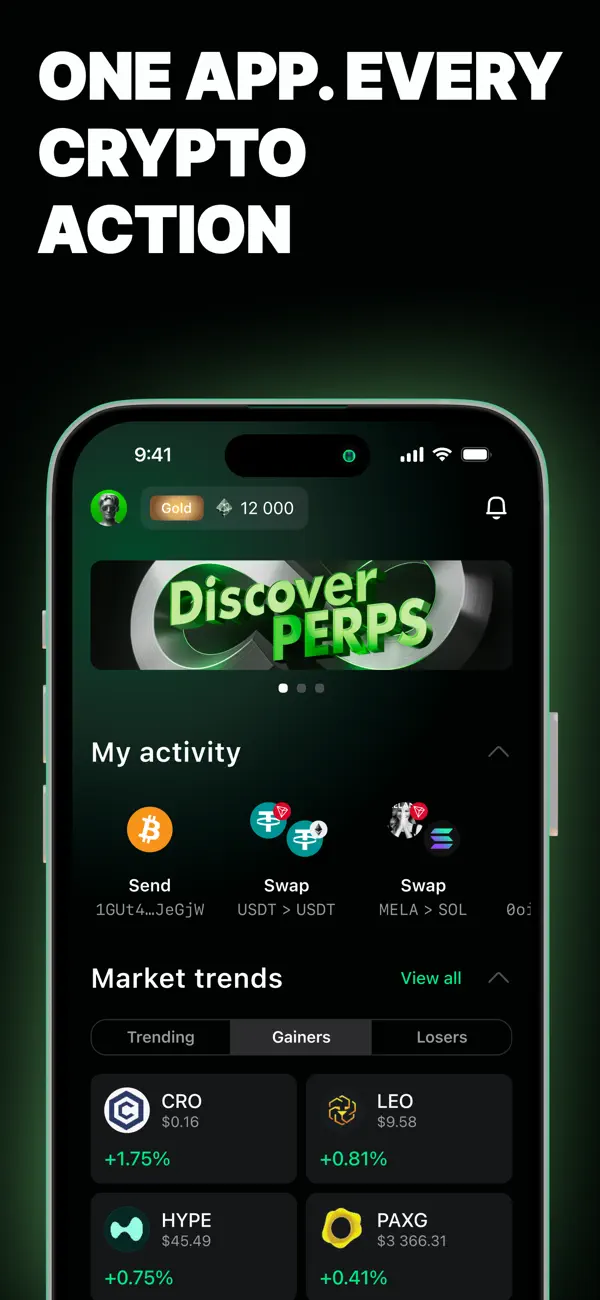Screenshot #3 pour UnityWallet: Crypto & Bitcoin