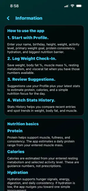 Nutrition with VIP Coaching screenshot 1