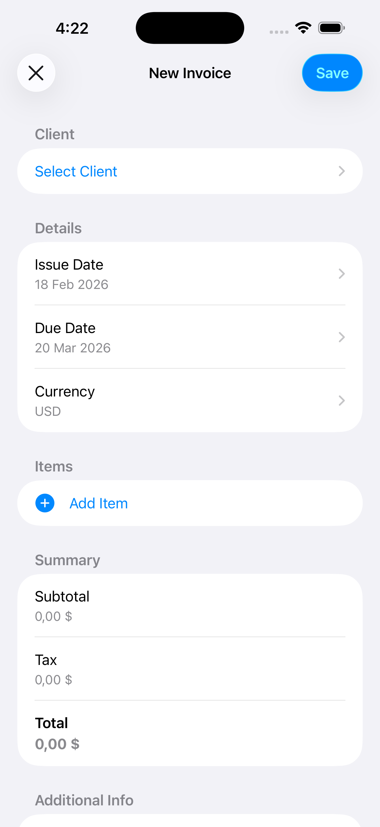 Invoice Maker & Receipt simple