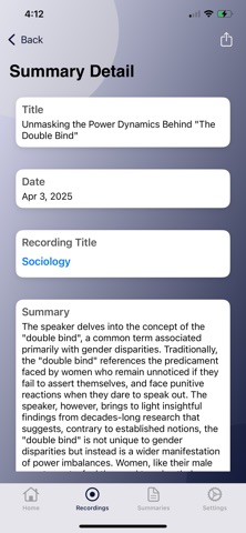 Brev-Record, Get What Matters. Screenshot 6 of 10