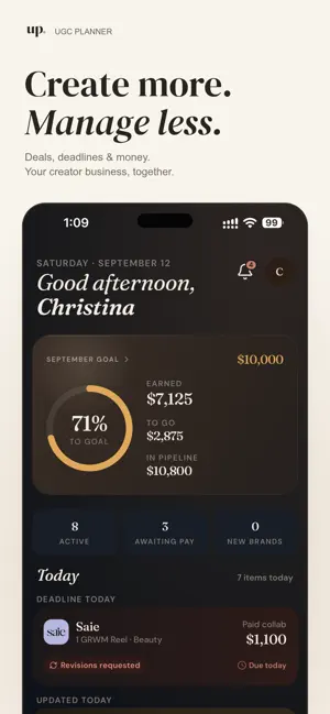 UGC Planner: Run Your Business screenshot 1