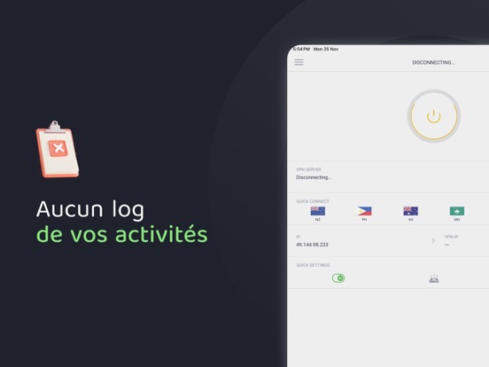 Screenshot #5 pour VPN: Private Internet Access