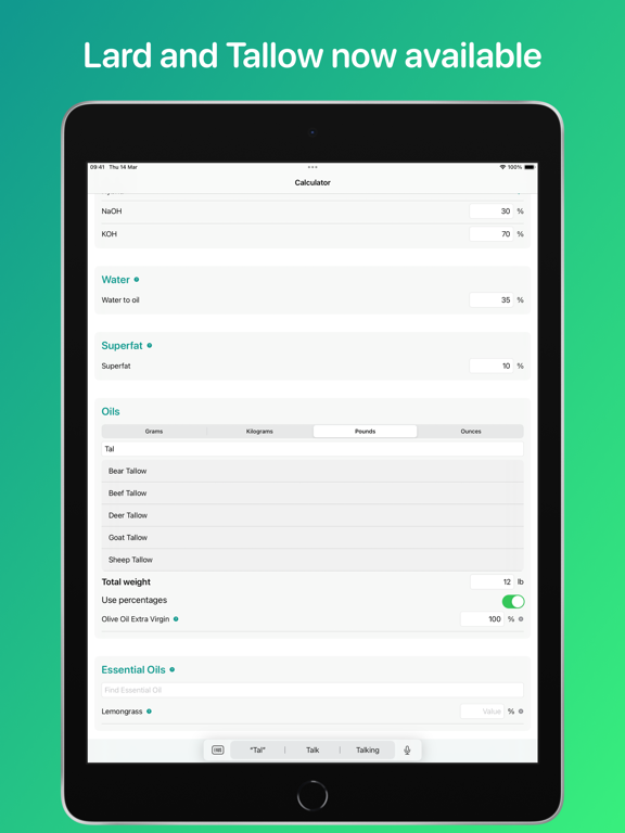 Make Soap iPad screenshot 1 - Utilities app