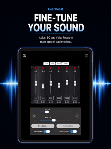 Hear Boost: Hearing Aid & Mic iPad screenshot