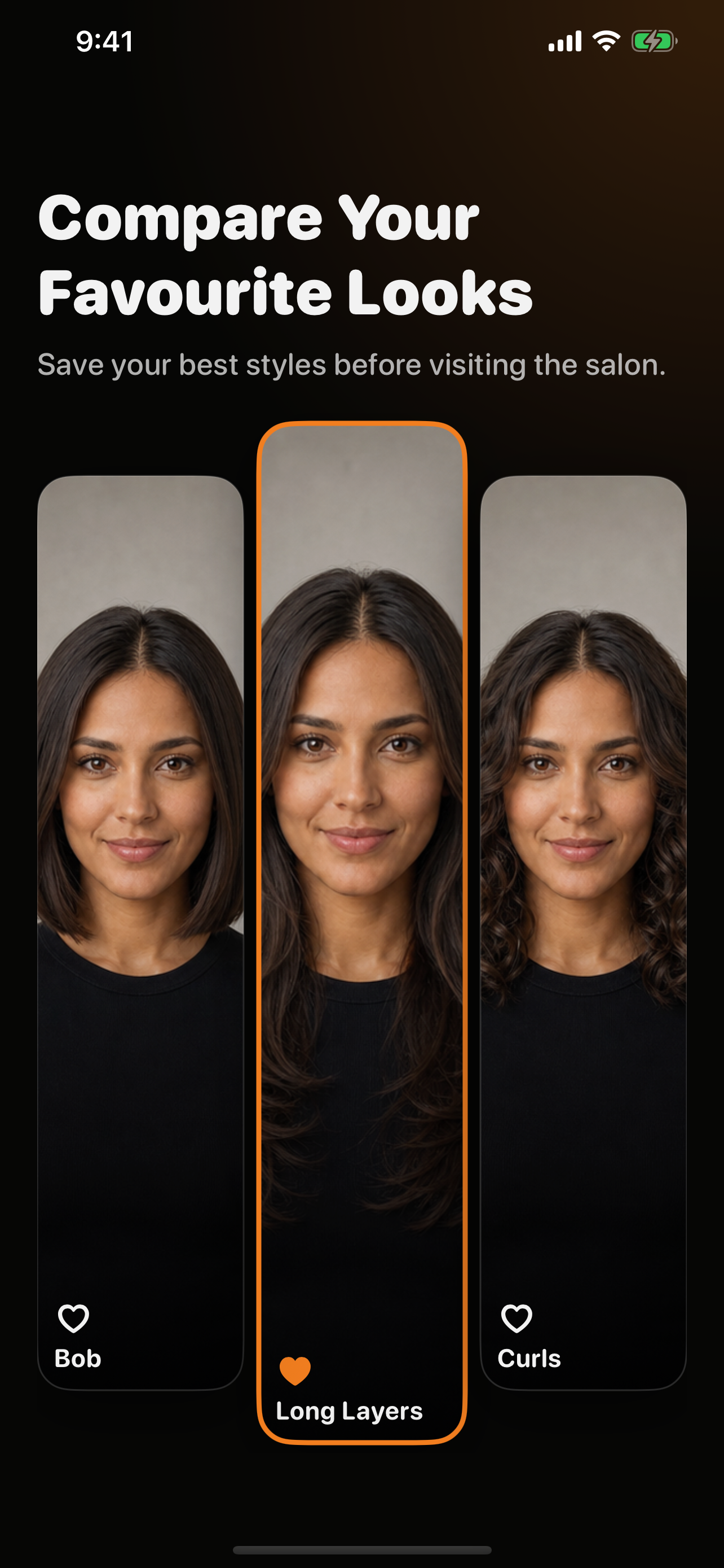 Try on Hairstyles screenshot 4