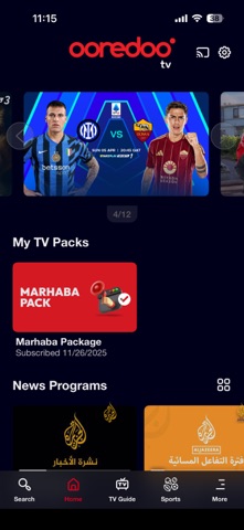 Ooredoo TV Screenshot 1 of 5
