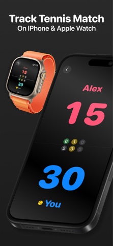 Tennis Match Score Keeper iPhone screenshot