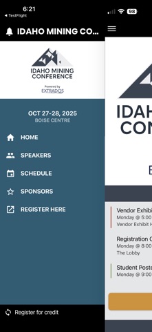 Idaho Mining Association screenshot