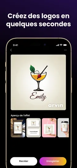 Capture d'écran de Arvin®: Photo & Fond IA sur iPhone 4