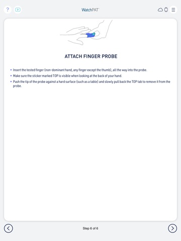 WatchPAT iPad screenshot 8