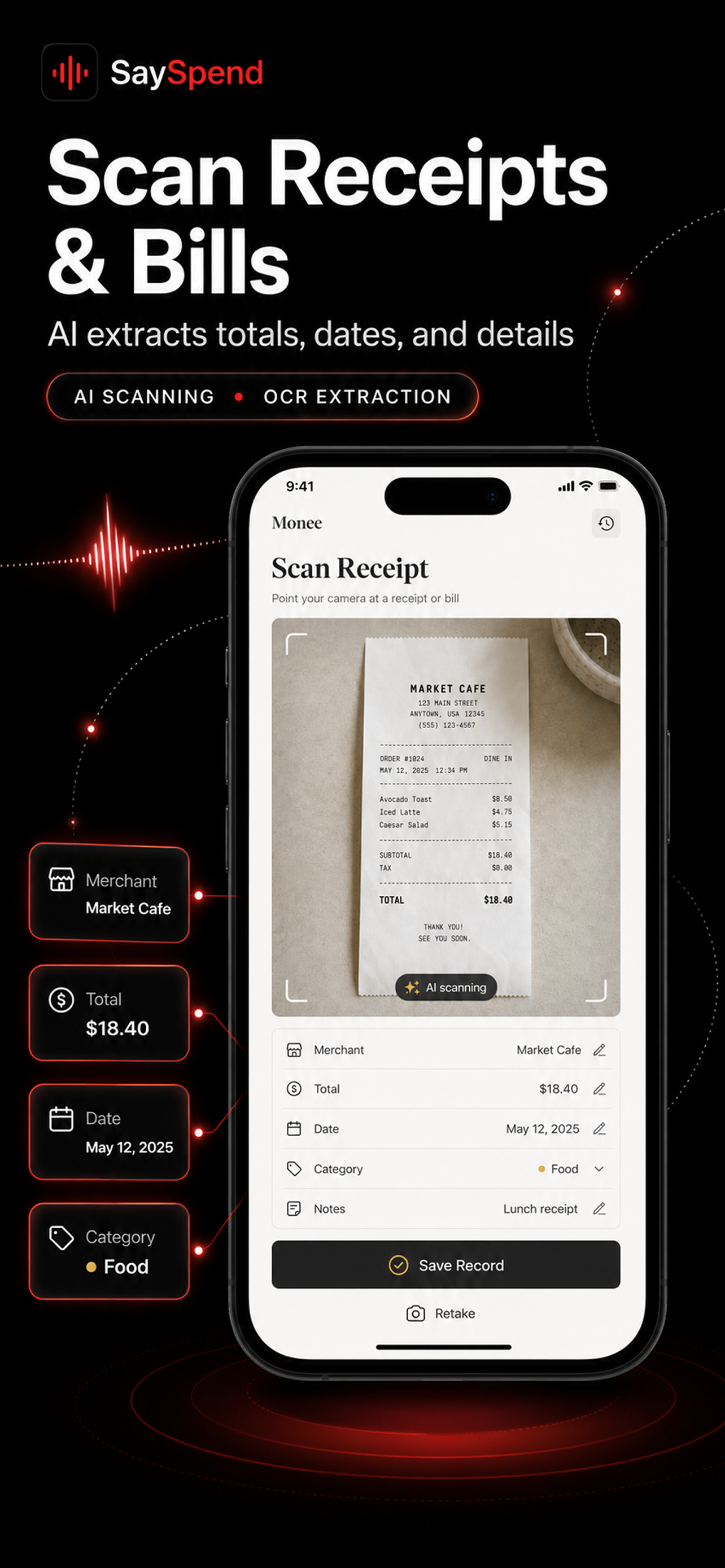 SaySpend: AI Expense Tracker