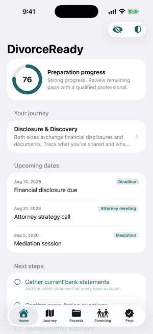 DivorceReady screenshot 1
