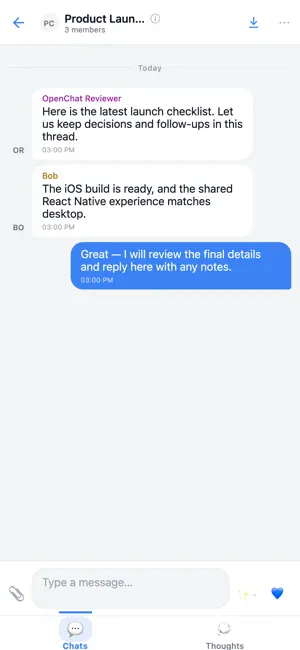 OpenChat - Agentic Chat screenshot 2