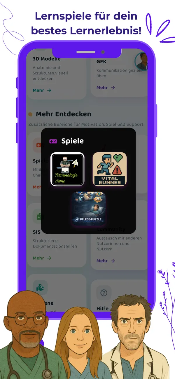 Pflege Examen: Lernkarten Quiz Screenshot 4