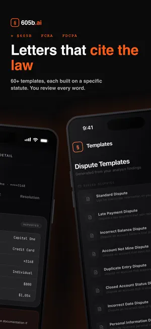 605b.ai: Dispute Credit Report screenshot 3