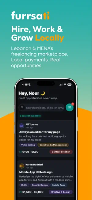 Furrsati: Freelance & Hire screenshot 1