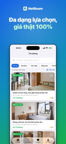 NetRoom: Cho Thuê Nhà Trọ iPhone screenshot 2