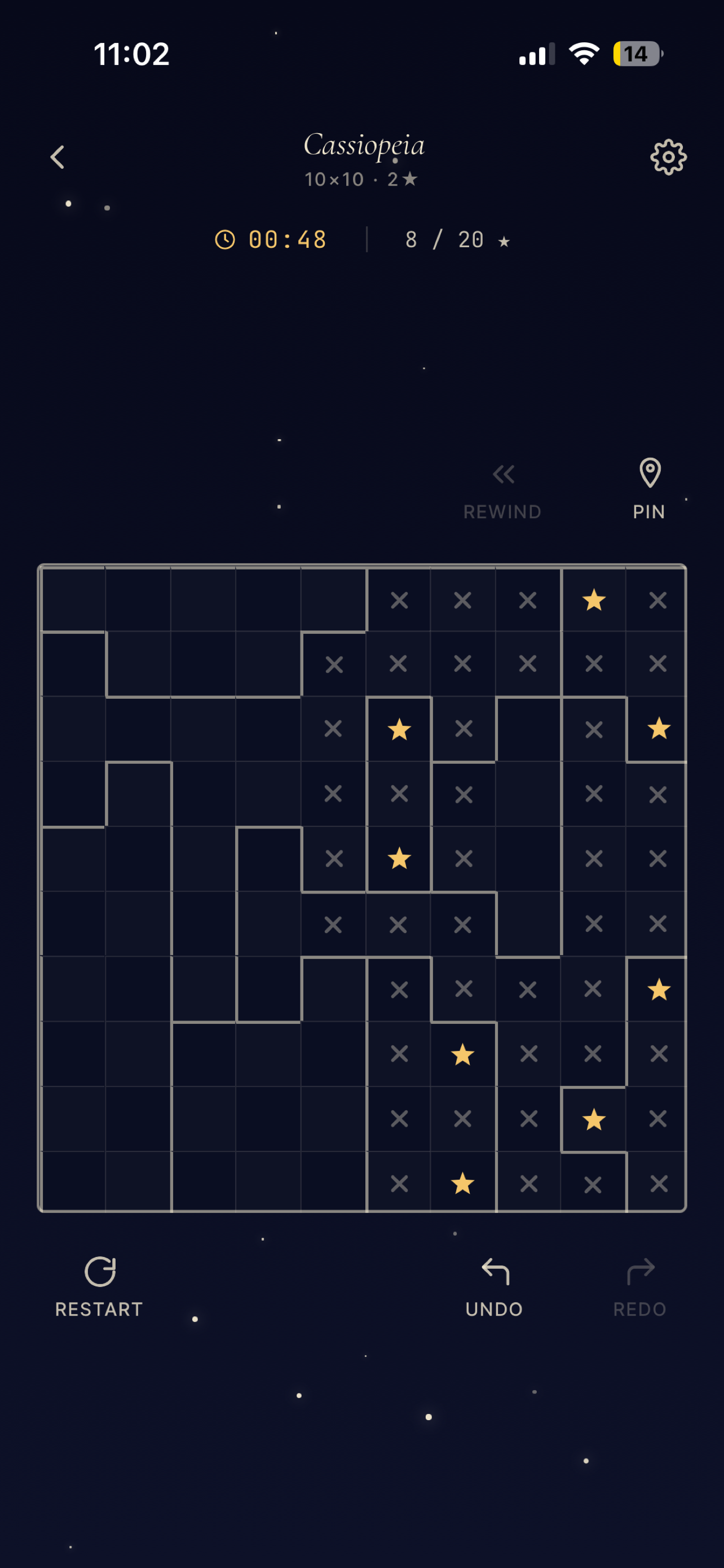 Star Battle One - Logic Puzzle screenshot 2