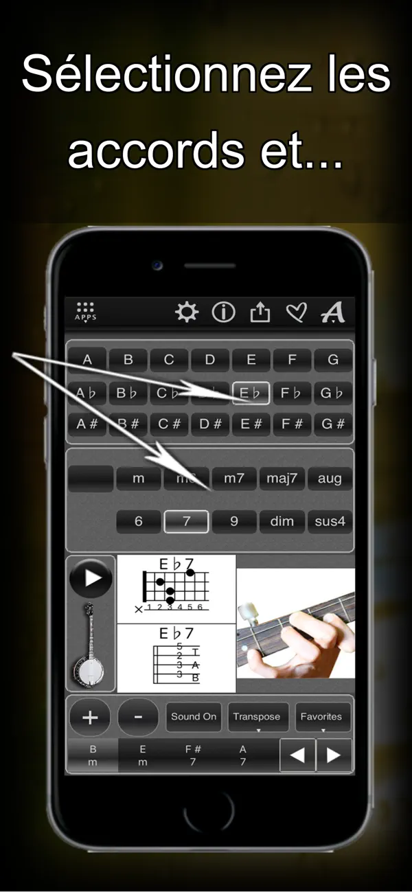 Screenshot #3 pour 120 Banjo Chords
