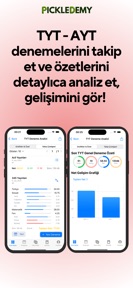 Pickledemy YKS Takip Planlama screenshot