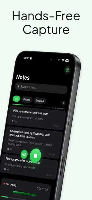 Vocia – Voice Notes & Tasks screenshot 2