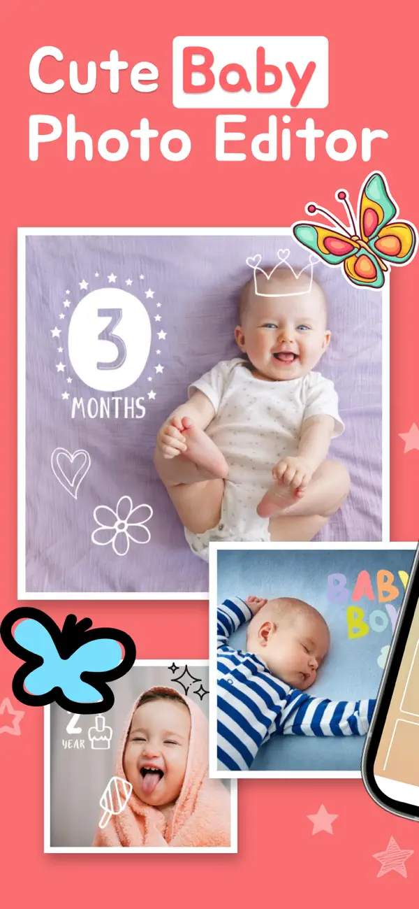 Screenshot #1 pour Baby Photo Editor- Baby Story