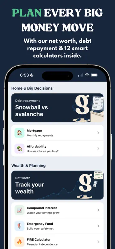 Gains - Budgeting & Cashback screenshot 4 of 5
