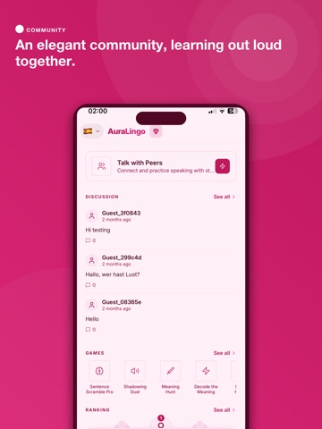 Learn French - AuraLingo iPad screenshot