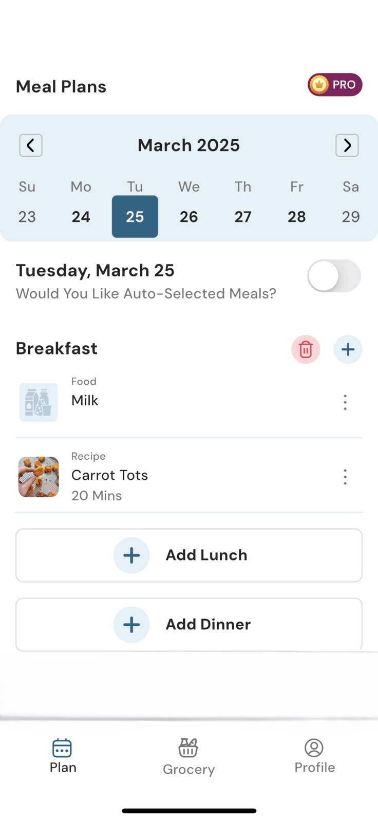 Little Eats - BLW Meal Planner iphone screenshot 3