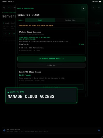 QuickTUI: AI Agent Terminal iPad screenshot 5