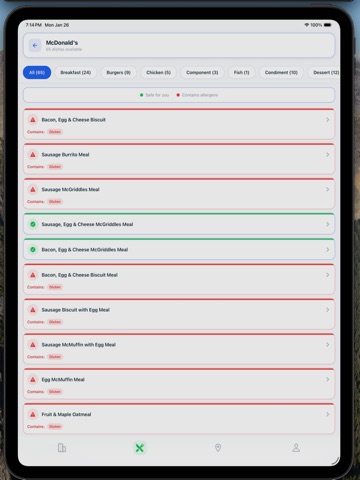FACTCheckDining iPad screenshot