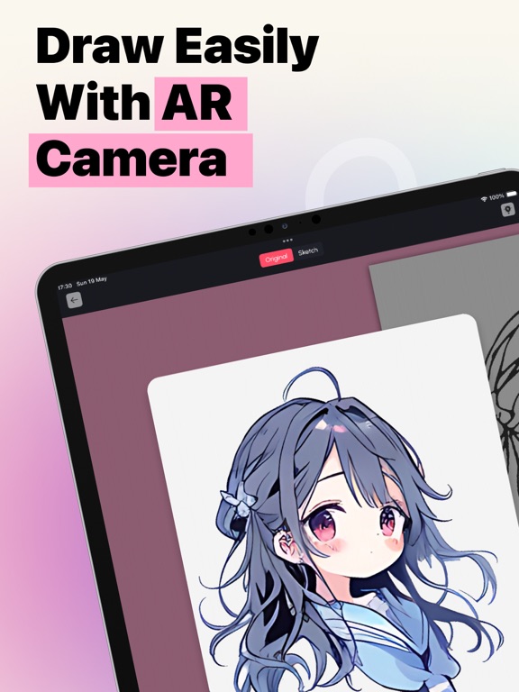 AR Drawing: Sketch Paint Trace iPad screenshot 1 - Graphics & Design app