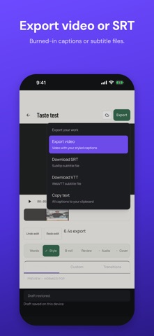AutoCaption: AI Subtitles Screenshot 6 of 6