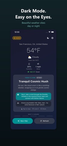 Vibe Weather: AI Forecasts screenshot