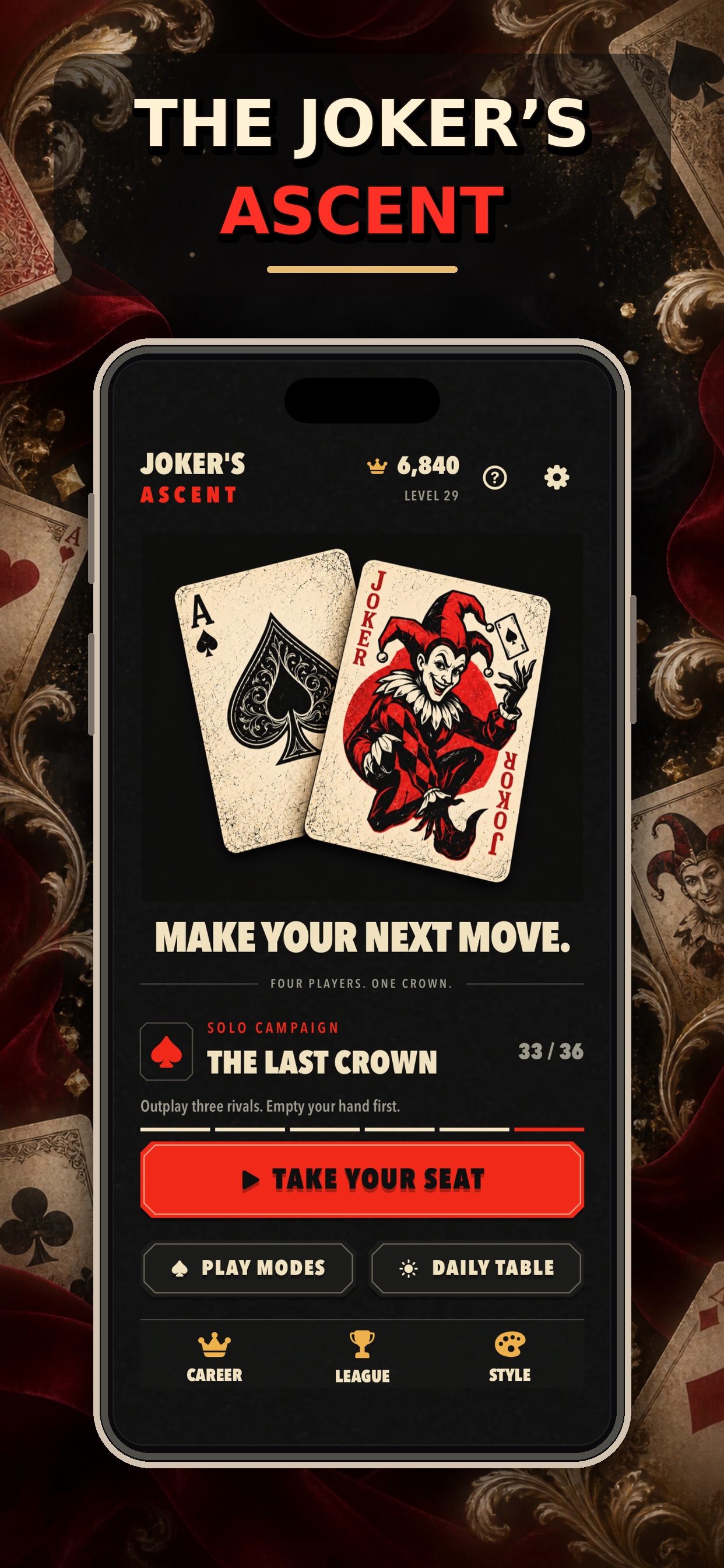 Screenshot 1 of Joker's Ascent: Card Rivals
