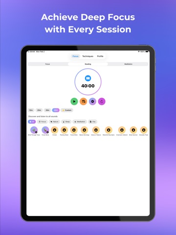 Focus Next - New Assistant iPad screenshot