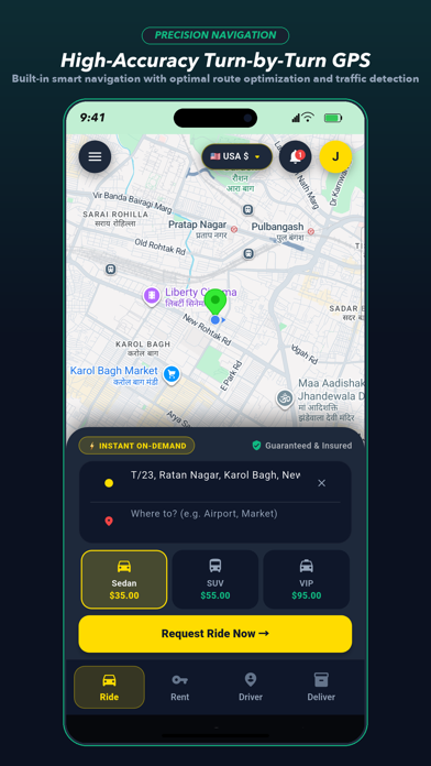 RideMyCars Driver Partner screenshot 1